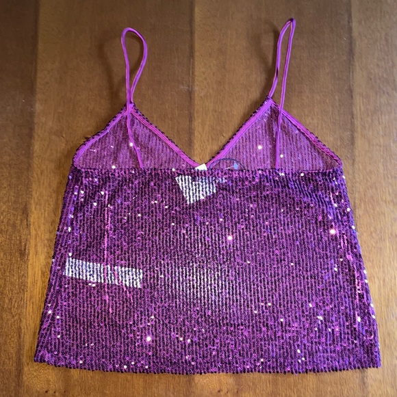 NEW Zara Sequin Tank - Picture 2 of 3